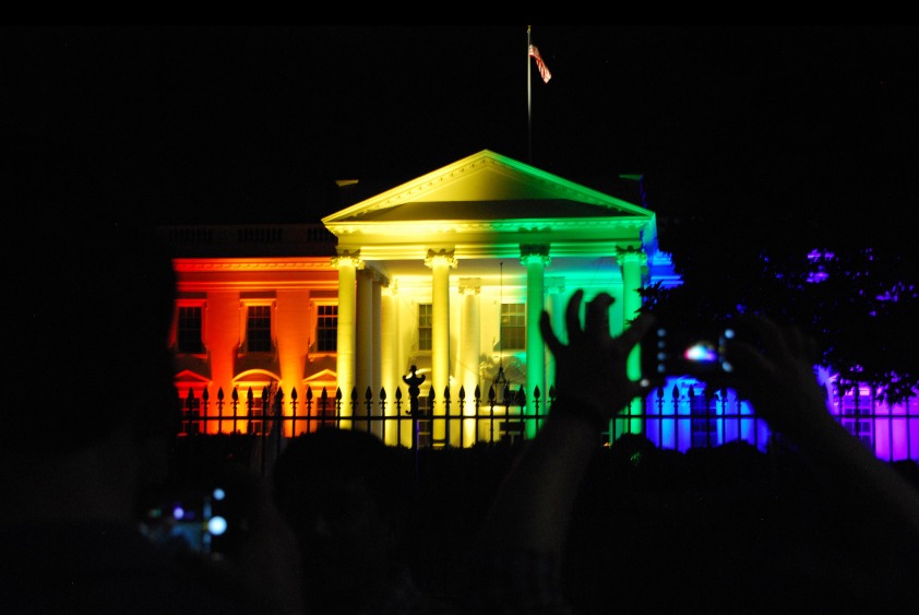 Marriage Equality White House by BeyondDC from Flickr under CC BY-NC-ND 2.0